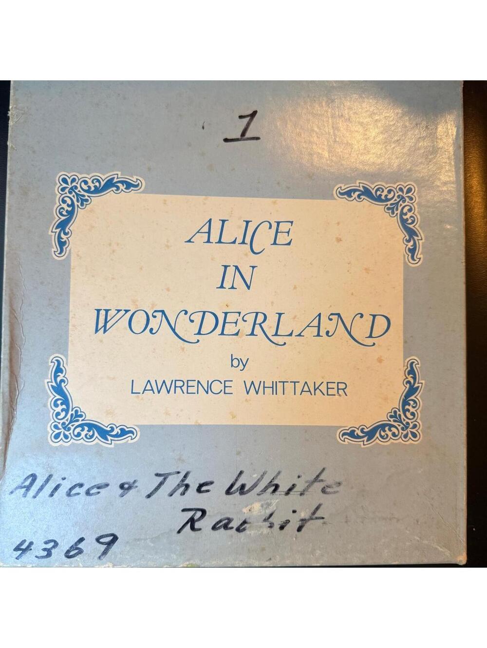 Alice in Wonderland Plate 1-3 collection Royal Cornwall Lawrence Whittaker 1979